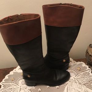 FRANCO SARTO Sz 6 Leather Riding Boots